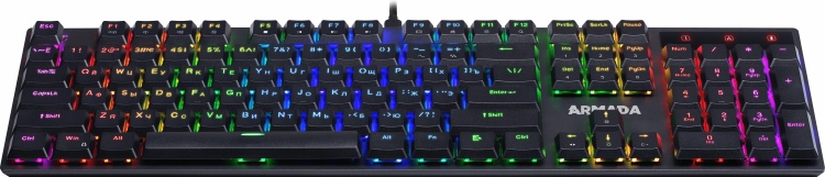 Купить Клавиатура игровая механическая Defender Armada GK-004 RU,RGB черный в Алматы