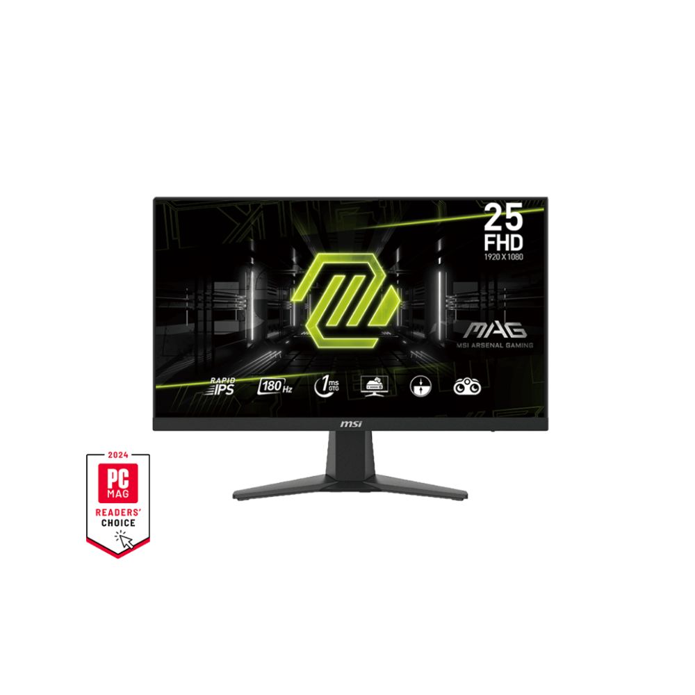 Купить Монитор 24,5" MSI MAG 256F Rapid IPS 1920x1080 180Hz 1ms 250cd/m 1000:1 DP 2xHDMI в Алматы