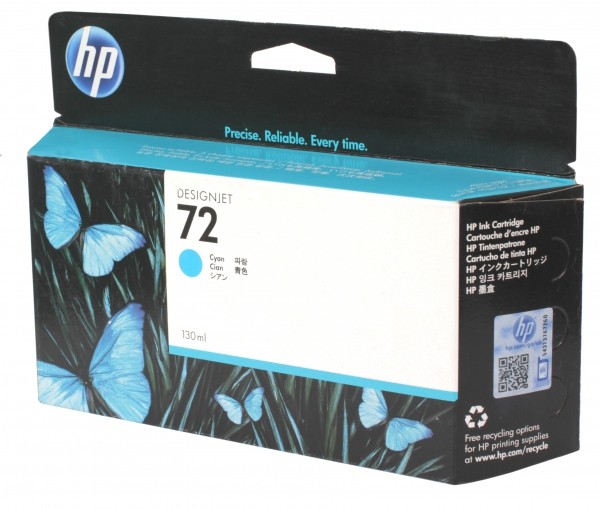 Купить Картридж HP Europe/C9371A/Чернильный/голубой/№72/130 мл/ в Алматы