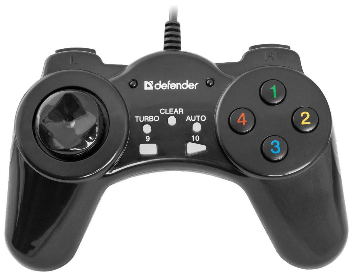 Купить Геймпад Defender Vortex USB, 13 кнопок, Прекрасная модель для начинающих геймеров.  в Алматы