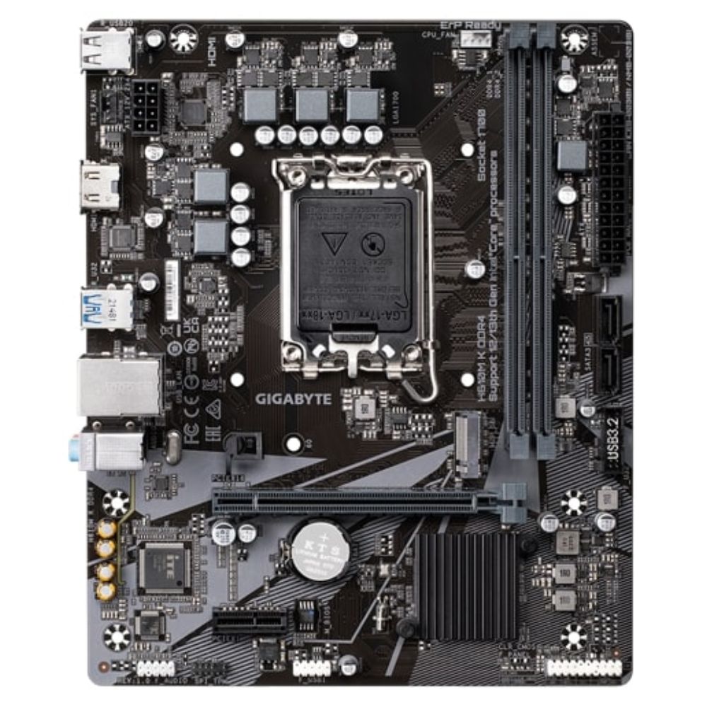 Купить Сист.плата Gigabyte H610M K DDR4 2.0, H610, 1700, 2xDDR4 в Алматы