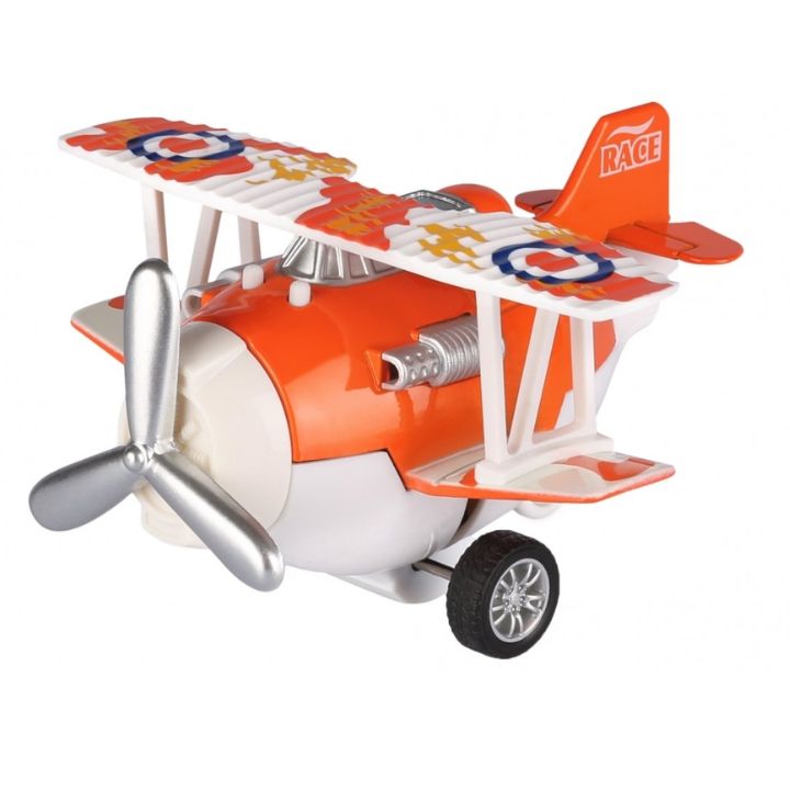Купить Самолет металический инерционный Same Toy Aircraft оранжевый SY8013AUt-1 в Алматы
