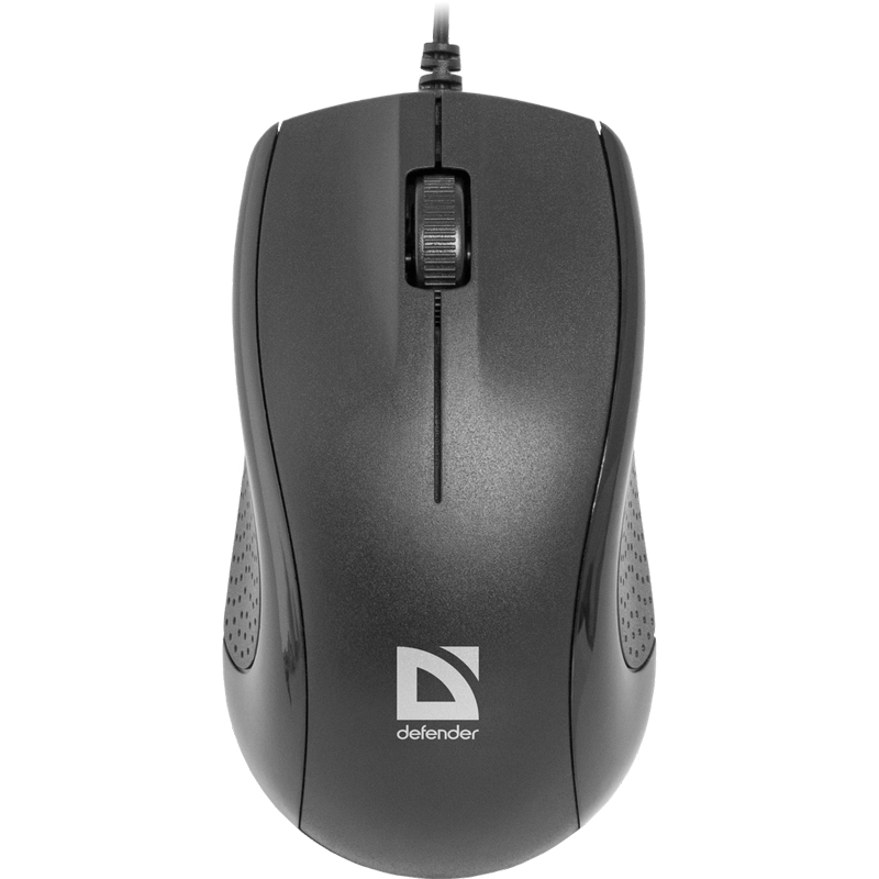Купить Мышь проводная Defender Optimum MB-160, черный в Алматы