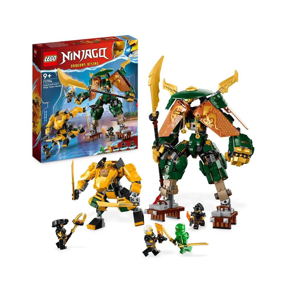 Купить Конструктор LEGO Ninjago Командные роботы ниндзя Ллойда и Арин в Алматы