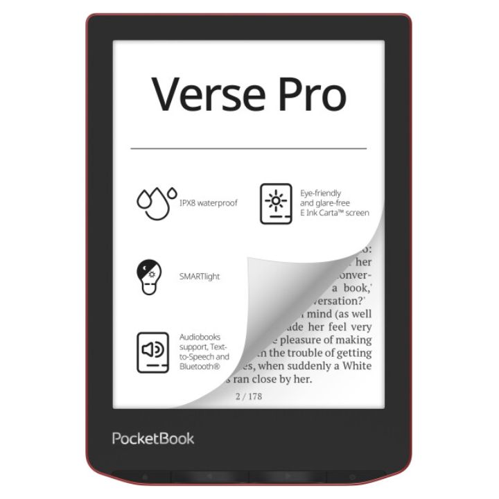 Купить Электронная книга PocketBook PB634-3-CIS красный в Алматы