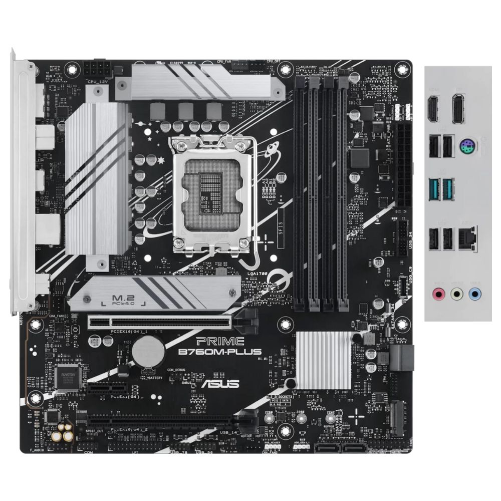 Купить Материнская плата ASUS PRIME B760M-PLUS, LGA1700 4xDDR5 в Алматы