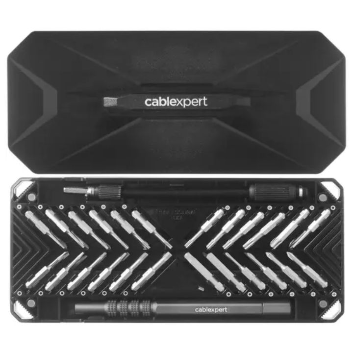 Купить Отвертка с набором бит Cablexpert TK-SD-11R (50 предметов) в Алматы
