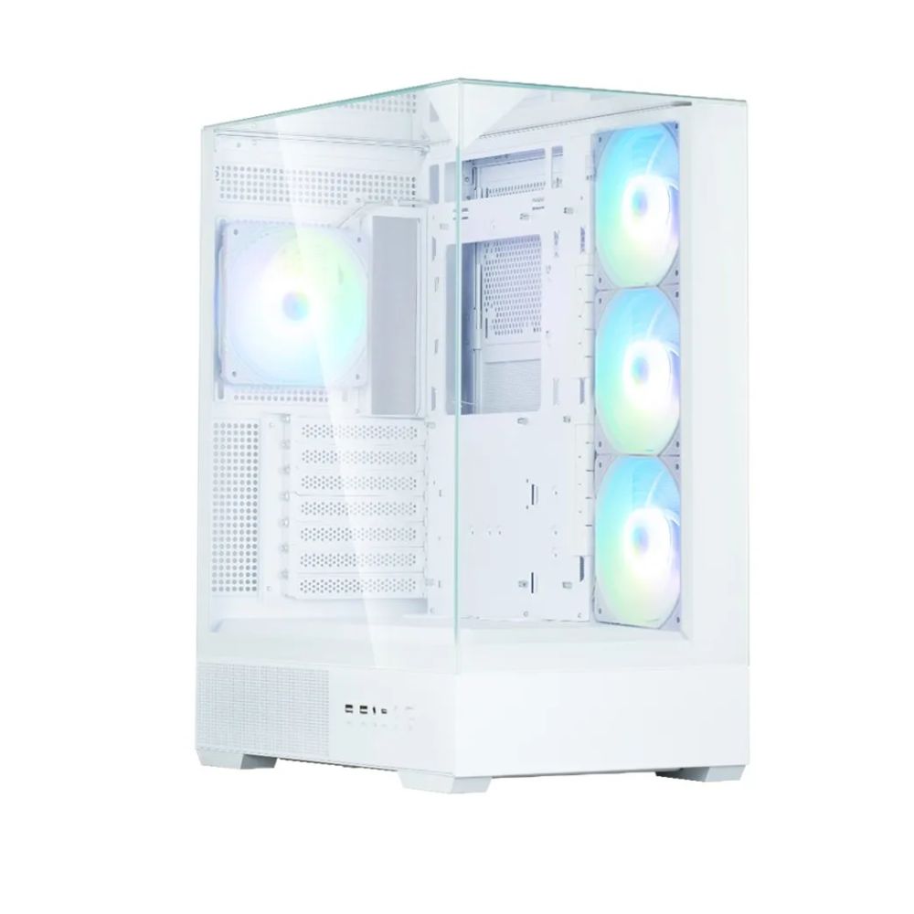 Купить Компьютерный корпус Zalman P40 Prism Plus без БП, белый в Алматы