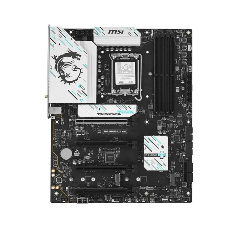 Купить Материнская плата MSI B860 GAMING PLUS WIFI LGA1851 4xDDR5 4xSATA3 RAID 3xM.2 HDMI DP Type-C ATX в Алматы