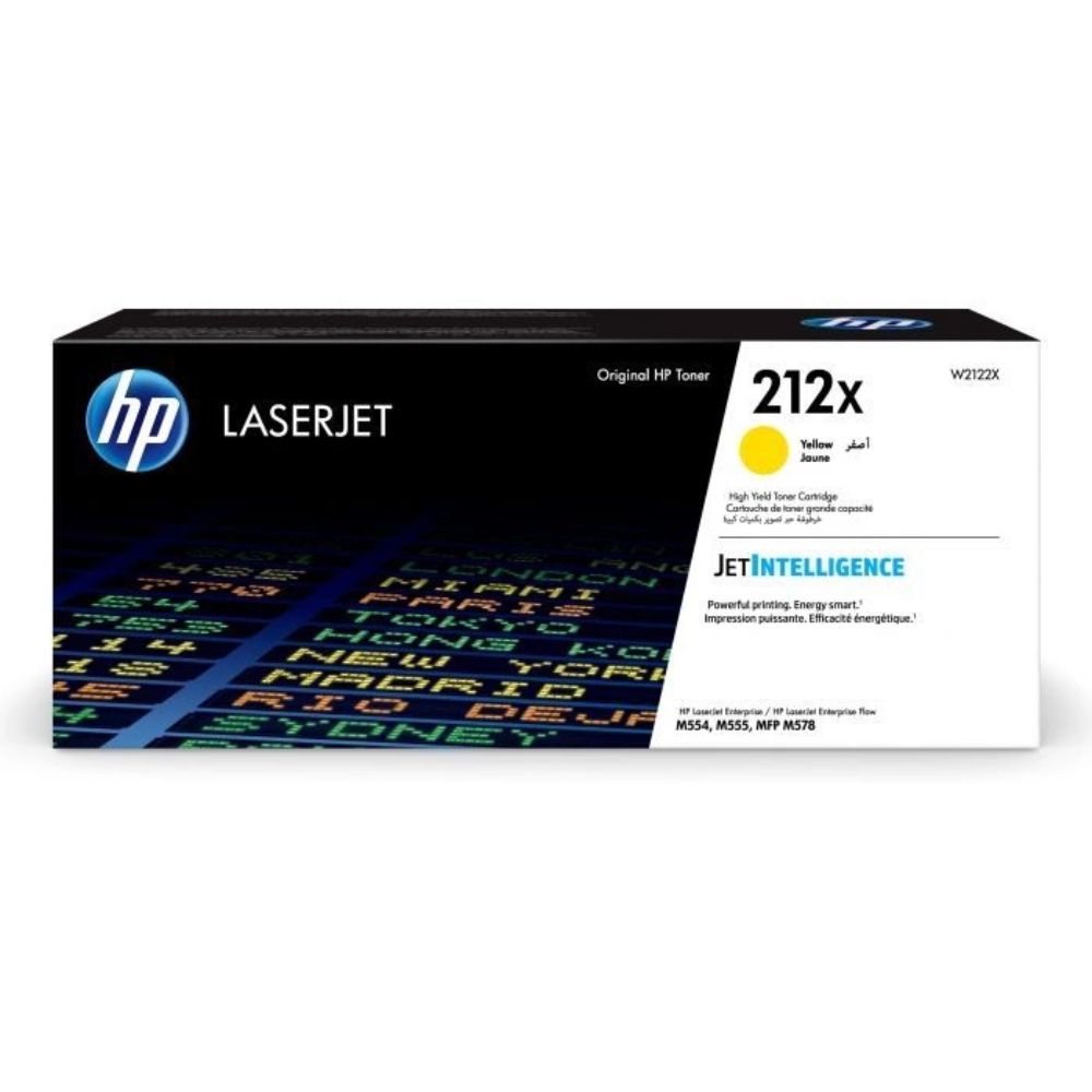 Купить Картридж HP LaserJet 212X увеличенной емкости желтый, 10 тыс. стр. (W2122X) в Алматы