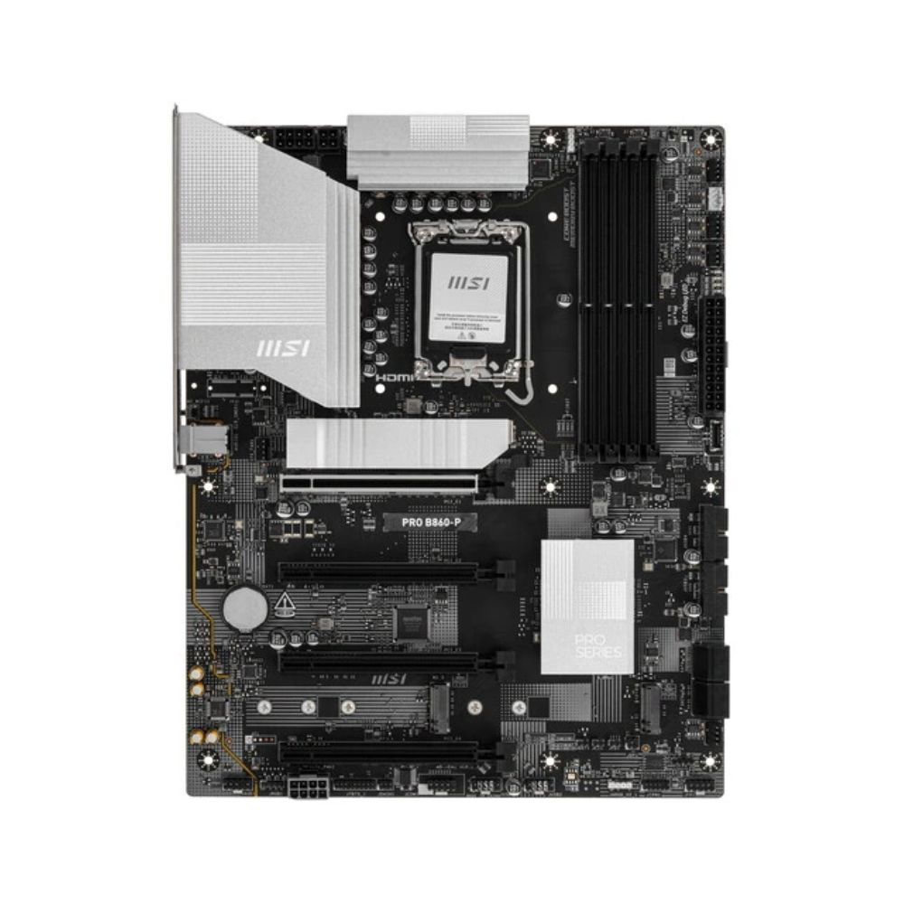 Купить Материнская плата MSI PRO B860-P LGA1851 4xDDR5 4xSATA3 RAID 3xM.2 HDMI Type-C DP ATX в Алматы