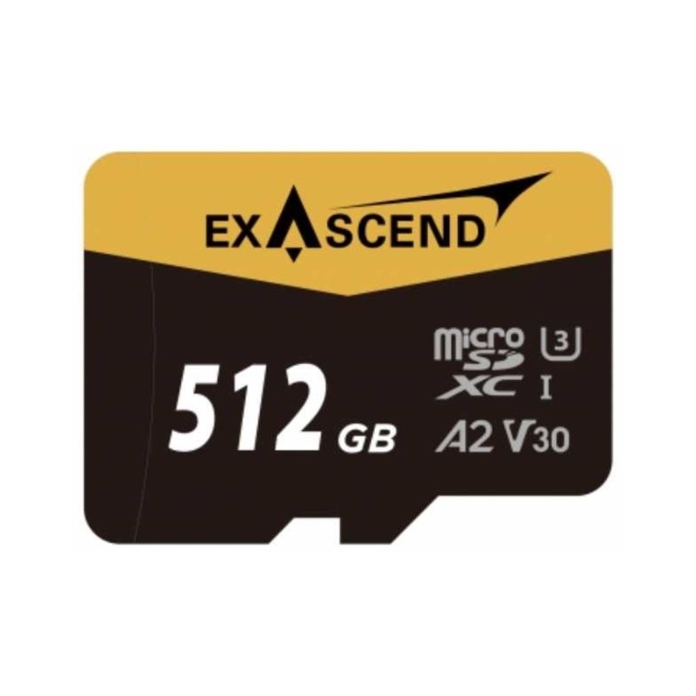 Купить Карта памяти MicroSD Exascend Catalyst, 512Gb, SDXC I, UHS-I (V30), R175/W150 +SD adapter в Алматы