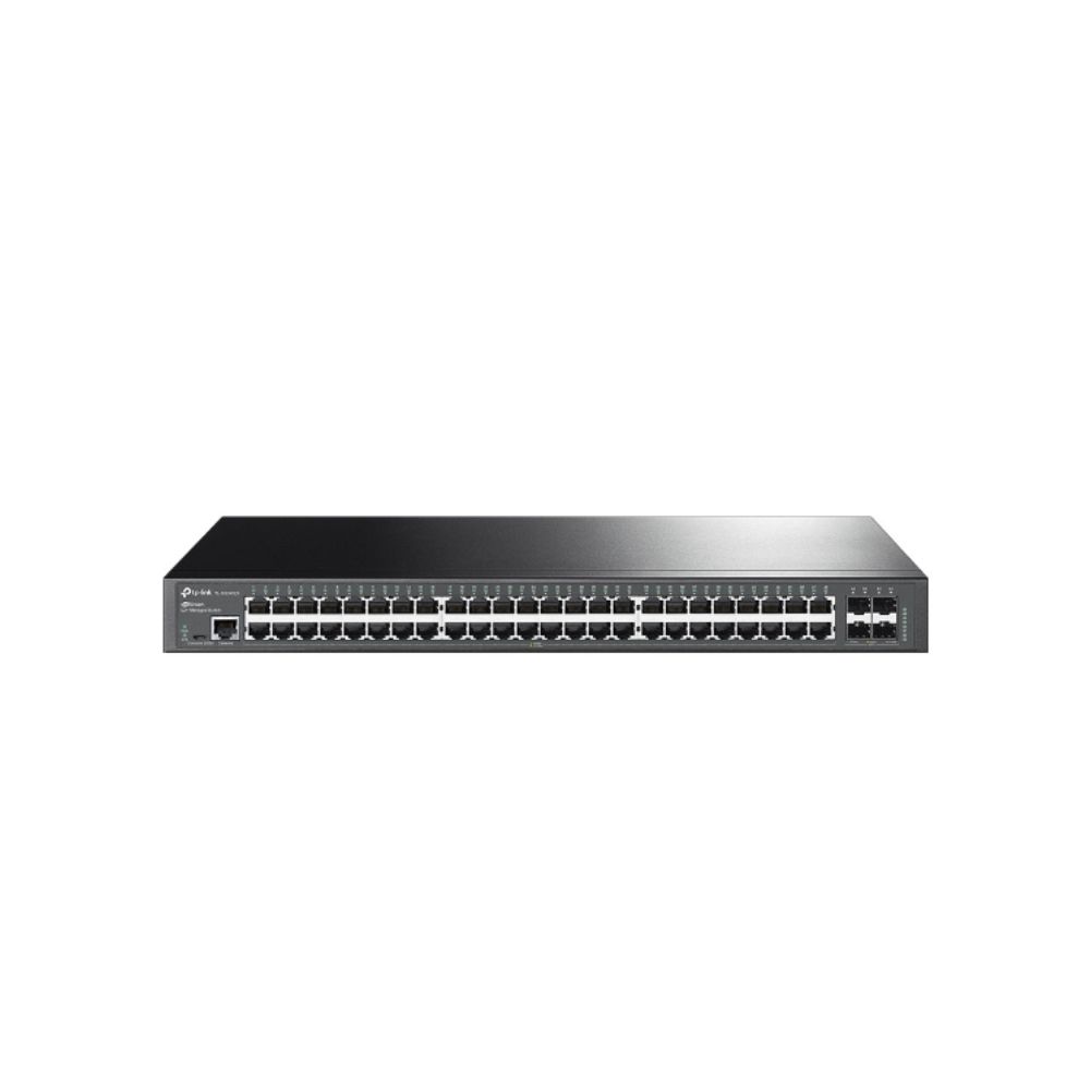Купить Коммутатор PoE++ управляемый 2.5GbE 52-портовый Tp-Link SG3452XMPP <Omada 8 портов PoE++ (max 90W на порт), 40 портов GbE 802.3af/at (max 30W на порт), 4 слота SFP+ 10 Гбит/с, коммутационная матрица 176Gbps, консольный порт управления, бюджет мощност в Алматы