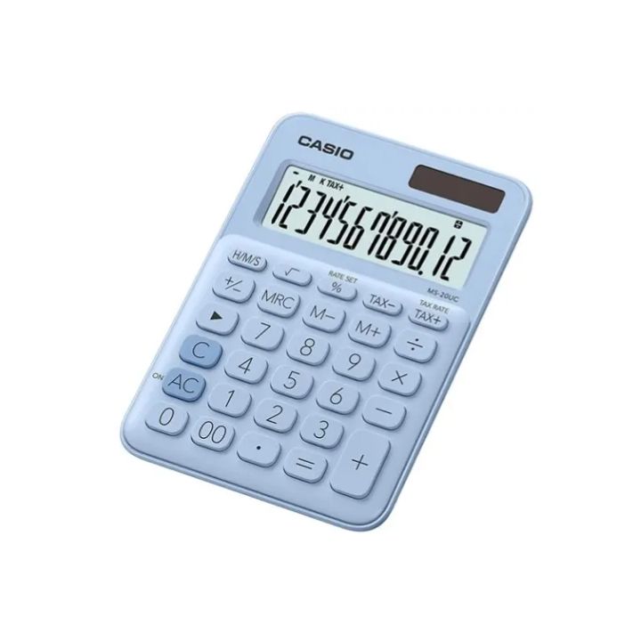Купить Калькулятор настольный CASIO MS-20UC-LB-W-EC в Алматы