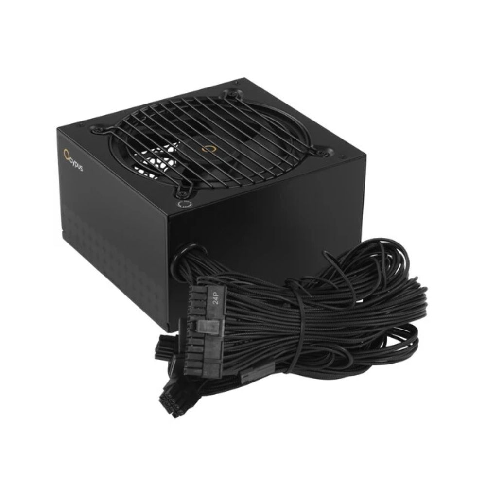 Купить Блок питания Ocypus Gamma P550 Черный 550W Non modular, 80+ 230V EU WHITE, Gamma-P550-W1HDBK024X-EU в Алматы