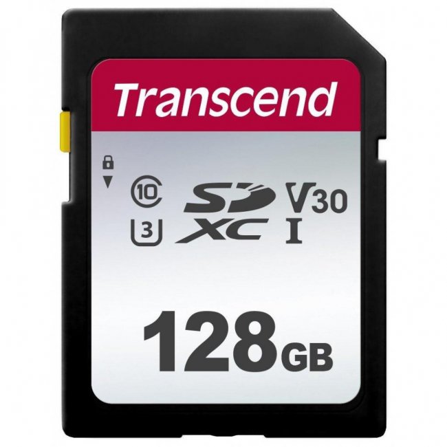 Купить Карта памяти SD 128GB Class 10 U3 Transcend TS128GSDC300S в Алматы