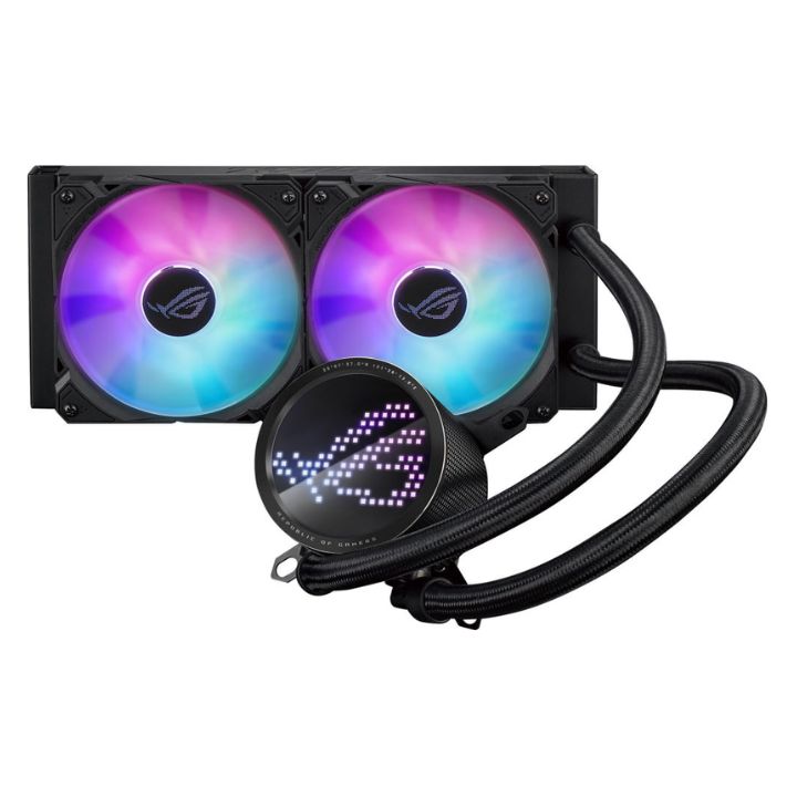 Купить СЖО ASUS ROG RYUO III 240 ARGB, AIO, 2x120mm fan, 1200/1700/AM5, BOX в Алматы