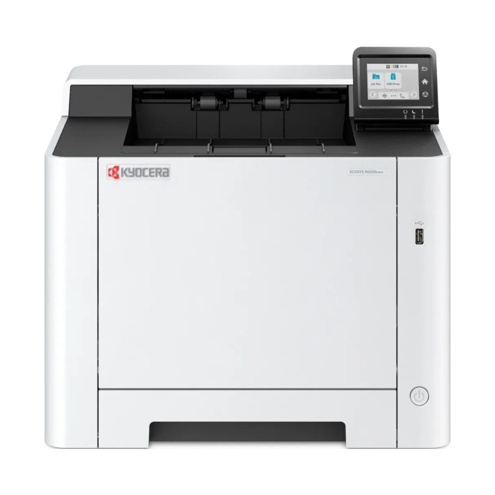 Купить Принтер лазерный Kyocera ECOSYS PA2101cwx (A4), цветной, 1200x1200 dpi, 21 ppm, 1 GB, 1 GHz, tray 50+250 sheets, USB+Ethernet+Wi-Fi, Duplex, 2.7* touchscreen, drum 100k, starter toner в Алматы