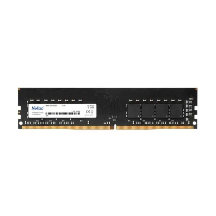 Купить Модуль памяти Netac Basic, NTBSD4P32SP-08, DDR4 DIMM, 8Gb, 3200Mhz, C16 в Алматы