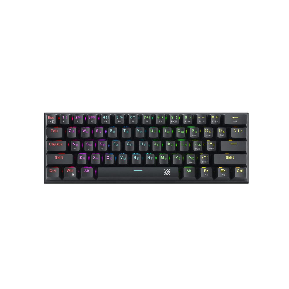 Купить Клавиатура игровая механическая Defender Cairon GK-081 RU черный в Алматы