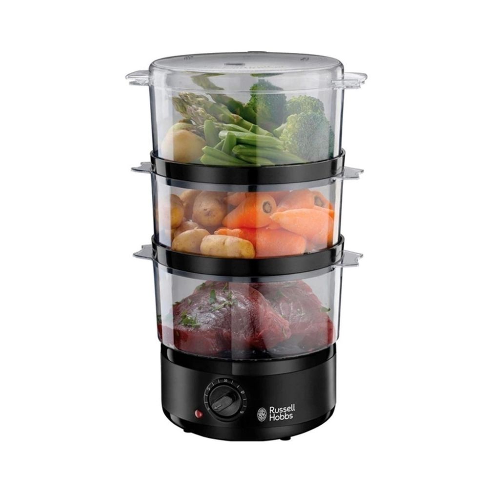 Купить Пароварка Russell Hobbs 26530-56 черный в Алматы