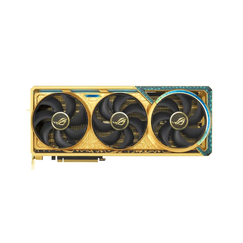 Купить Видеокарта ASUS ROG-ASTRAL-RTX5080-O16G-DHAHAB-CORE, 16GB GDDR7, 256bit, 10752 Cuda Core, HDMI, DP, GOLDEN, BOX в Алматы