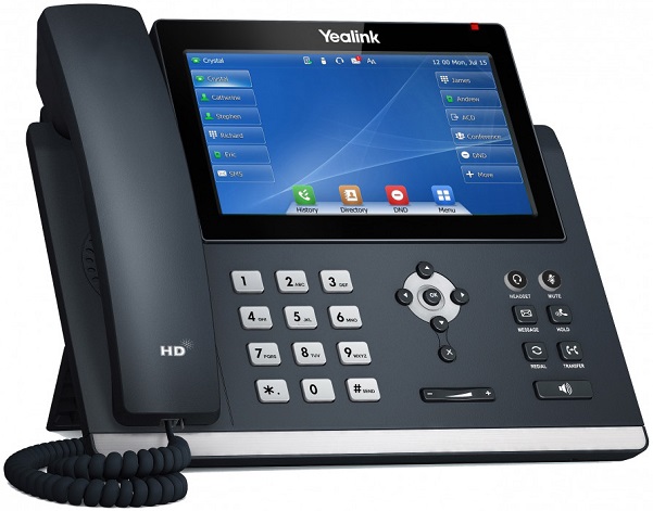 Купить Yealink SIP-T48U (цветной сенсорный экран, 2 порта USB, 16 аккаунтов, BLF,  PoE, GigE) без БП в Алматы