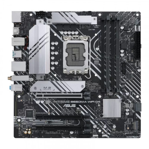 Купить Материнская плата ASUS PRIME B660M-A WIFI D4, LGA1700 4xDDR4 4xSATA3 2xM.2 RAID 2xHDMI DP mATX в Алматы