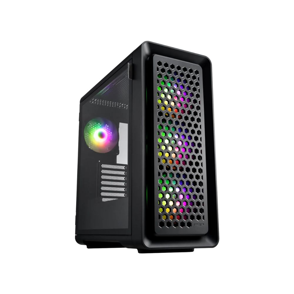 Купить Кейс CUT593A-B, ATX Full Tower, E-ATX, ATX, M-ATX, Mini-ITX, USB3.0 x 2, Type-C, TG, Black в Алматы