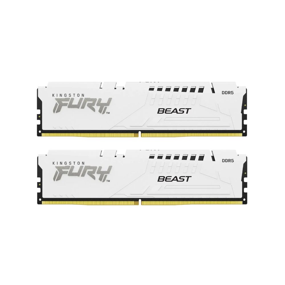 Купить Оперативная память  32GB Kit (2x16) DDR5 5600MHz Kingston FURY Beast Whit EXPO CL36 KF556C36BWEK2-32 в Алматы