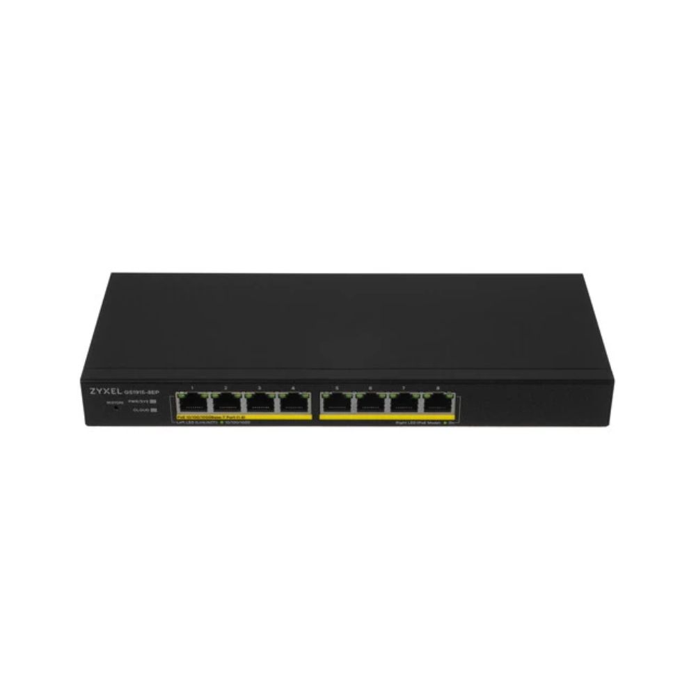 Купить Коммутатор Zyxel NebulaFlex GS1915-8EP (GS1915-8EP-EU0101F) черный в Алматы