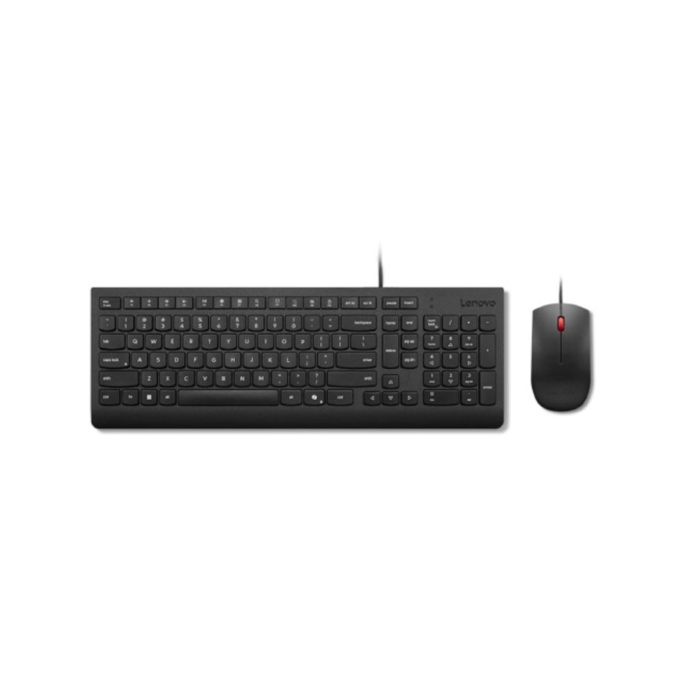Купить Комплект клавиатуры и мыши Lenovo Essential Wired Keyboard and Mouse Combo AI Russian / Cyrillic w/c в Алматы