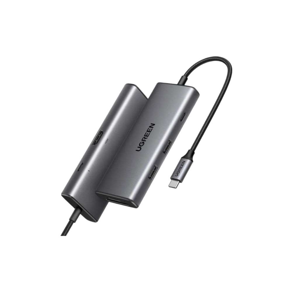 Купить Конвертер Ugreen CM498 USB-C To HDMI+2*USB 3.2 A+ USB-C 3.2+SD/TF+PD 15531 в Алматы