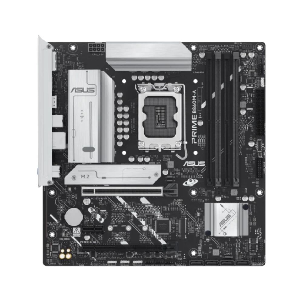 Купить Материнская плата ASUS PRIME B860M-A-CSM, LGA1851 B860 4xDDR5 4xSATA 2xM.2 HDMI 2xDP USB-C m-ATX в Алматы