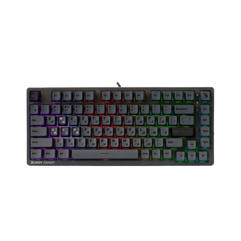 Купить Клавиатура игровая Bloody MS76 Iron Grey в Алматы
