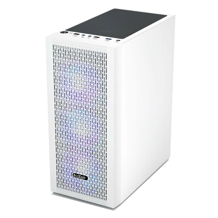 Купить Корпус PCCooler MA100 MESH WH ATX/M-ATX/ITX USB3.0, 2xUSB2.0 White в Алматы