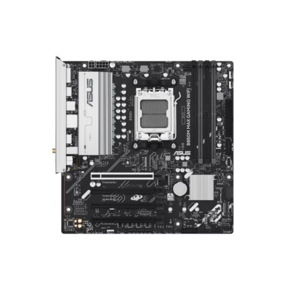 Купить ASUS Main Board Desktop AMD Socket AM5 AMD B850 Chipset 4 x DIMM slots, max. 256GB 1 x DisplayPort 1 x HDMI port 1 x Wi-Fi module 3 x M.2 slots 4 x SATA ATX Form Factor в Алматы