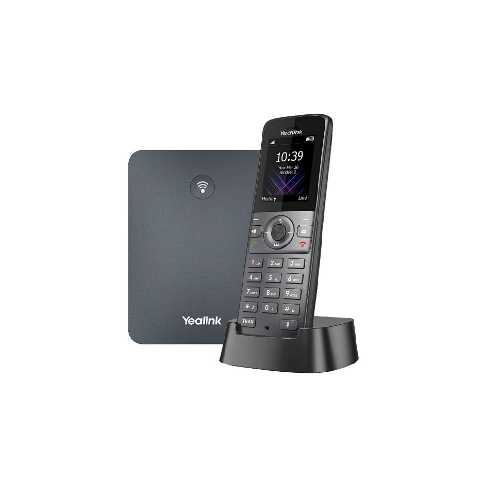Купить Yealink W74P (база W70B+трубка W74H) 10 SIP-аккаунтов, 10 трубок на базу,&nbsp;20 вызовов в Алматы