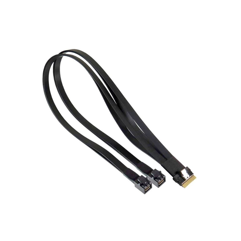 Купить Cable SAS, Supermicro CBL-SAST-1296F-100, SlimSAS x8 to 2x4, Card to Basket в Алматы