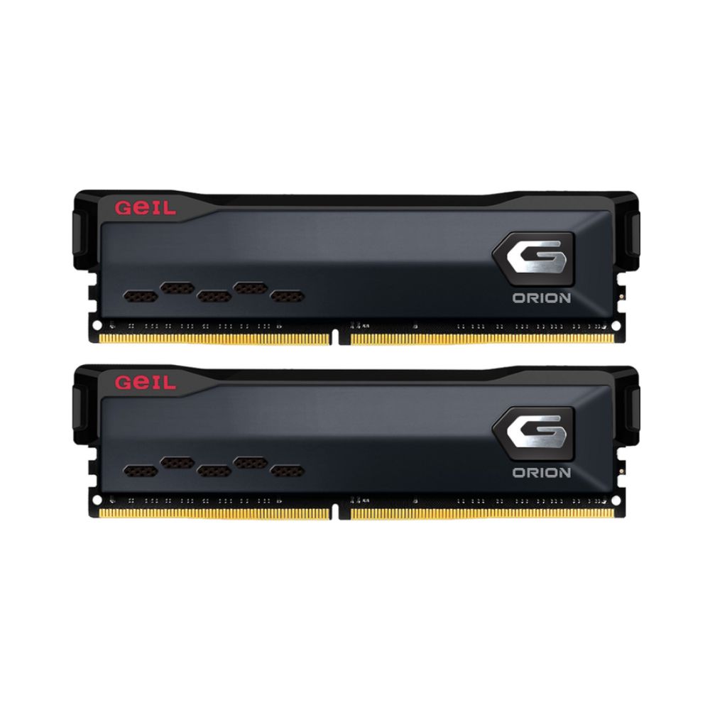 Купить Оперативная память 32GB Kit (16GBx2) GEIL DDR4 3200MHz ORION GOG432GB3200C16BDC Titanium Grey в Алматы