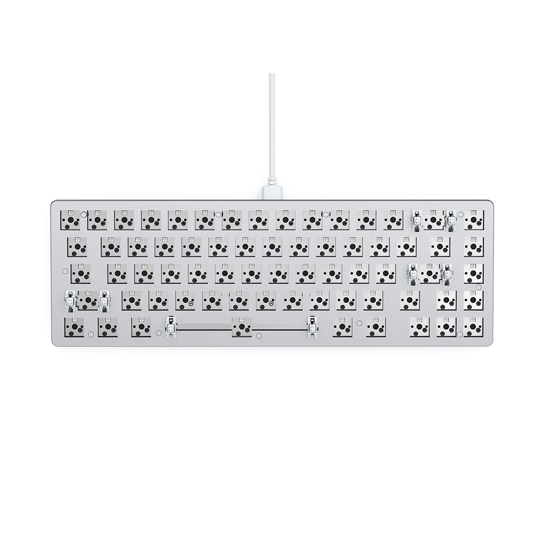 Купить Основа клавиатуры Glorious GMMK2 Compact White (GLO-GMMK2-65-RGB-W) в Алматы