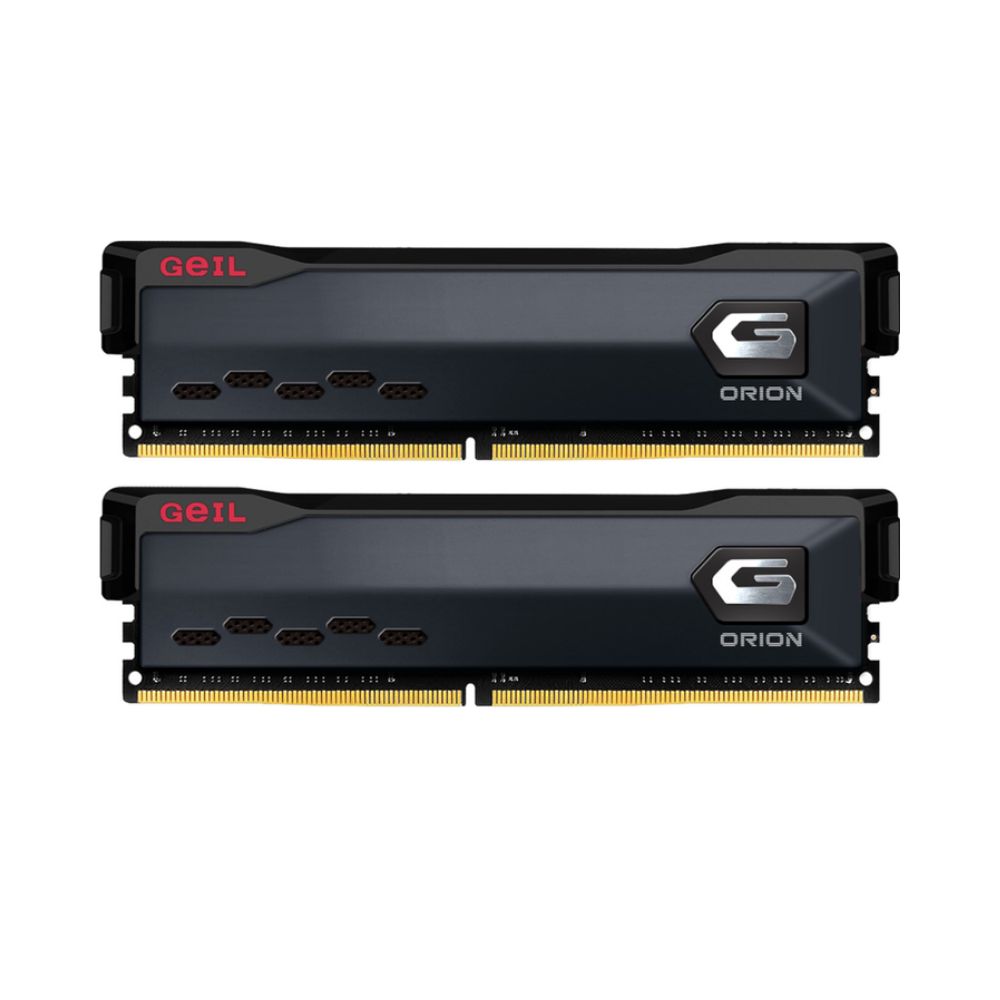 Купить Оперативная память 16GB Kit (8GBx2) GEIL DDR4 3200MHz ORION GOG416GB3200C16BDC Titanium Grey в Алматы