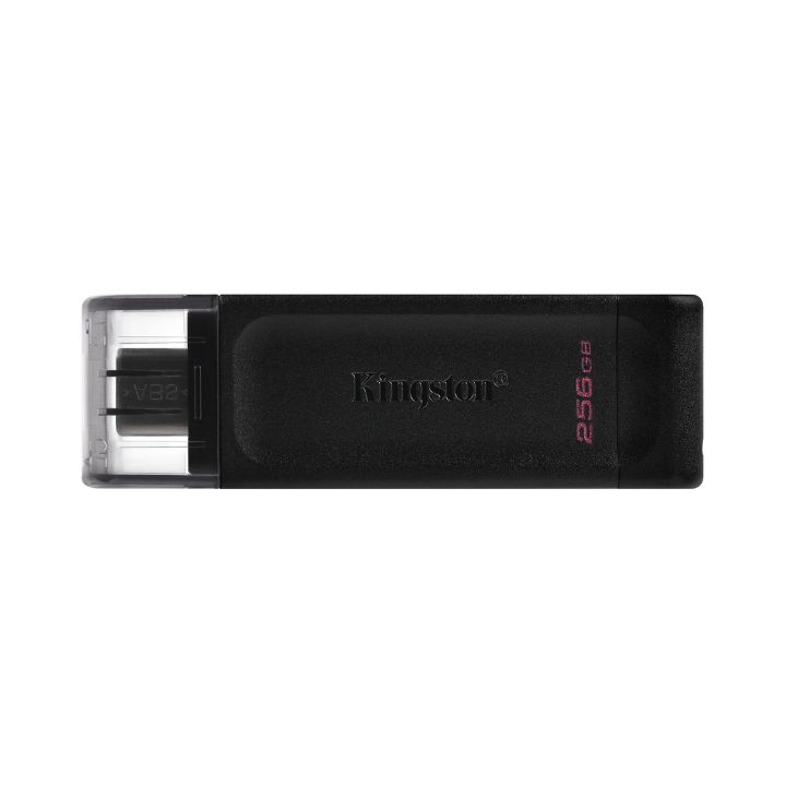 Купить Флэш-накопитель Kingston 256Gb USB-C 3.2 Data Traveler 70 (Black) в Алматы