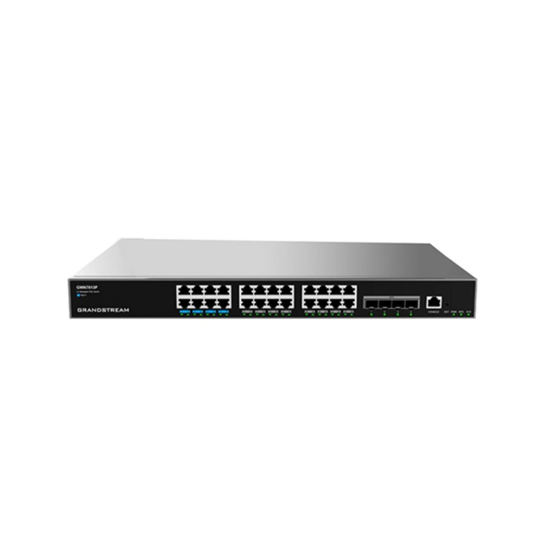 Купить Grandstream GWN7813, Layer 3 Managed Network Switch, 24x GbE RJ45, 4x SFP+, stackable, optional redundant PSU в Алматы