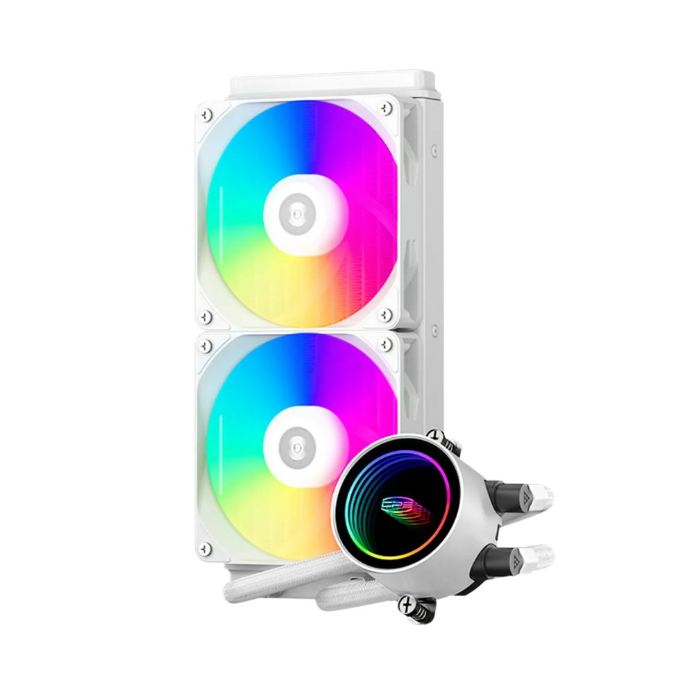 Купить Водяное охлаждение для CPU PCCooler DA240 ARGB WH TDP 270W LGA Intel/AMD White&nbsp; в Алматы