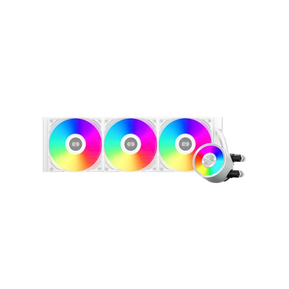 Купить Водяное охлаждение для CPU PCCooler DA360 Pro ARGB Digital WH 115X/1200/1700/1851/20XX/AM4/AM5 Белый в Алматы