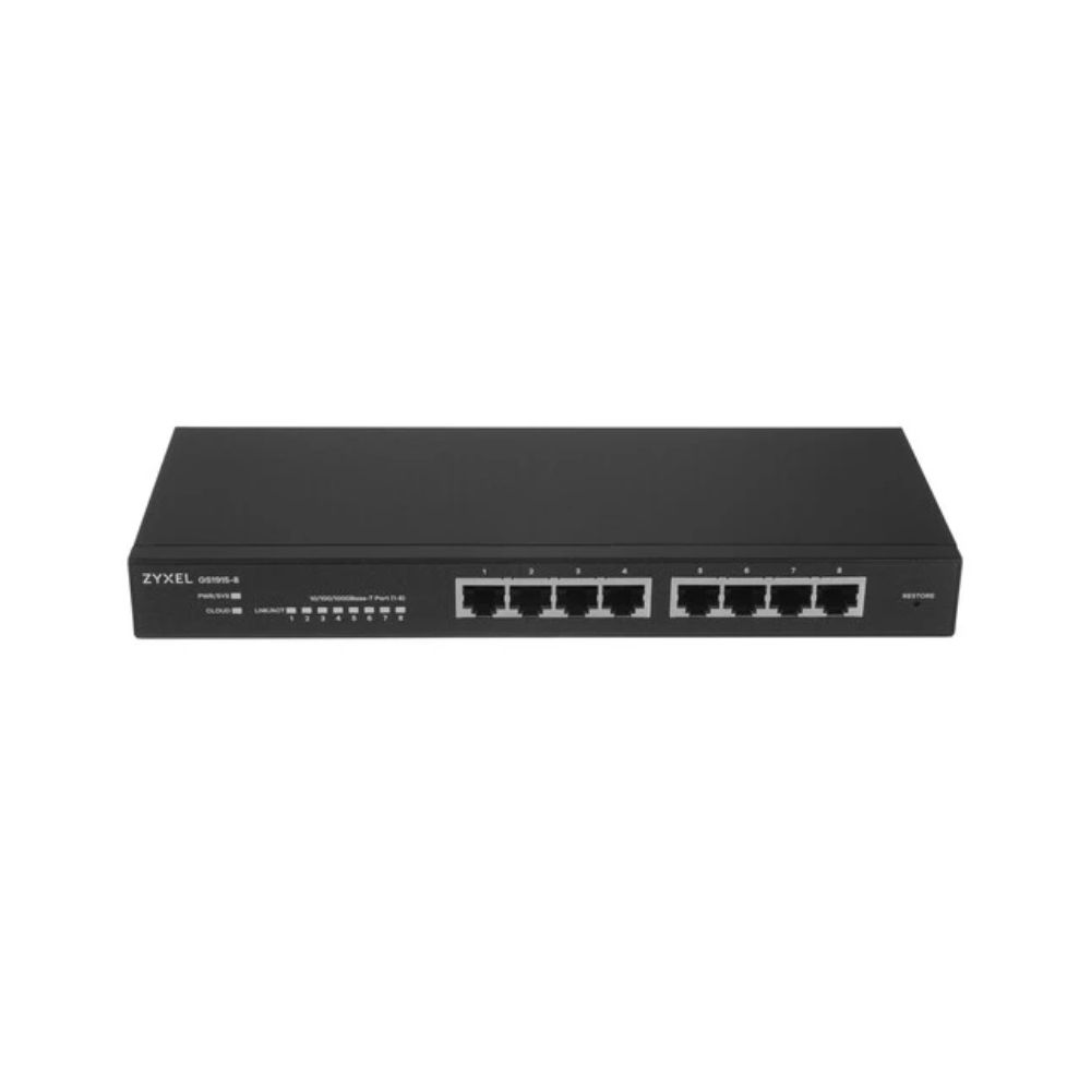 Купить Коммутатор Zyxel NebulaFlex GS1915-8 (GS1915-8-EU0101F) черный в Алматы