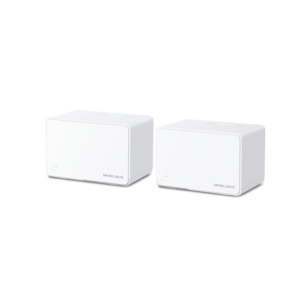 Купить Домашняя Mesh Wi-Fi система GbE AX3000 Mercusys Halo H80X(2-pack) <Wi-Fi 6, бесшовный роуминг 802.11k/v/r, 2402Mbps 5Ghz + 574Mbps 2.4Ghz, 802.11ax/ac/n/a, 3 порта LAN/WAN GbE> в Алматы