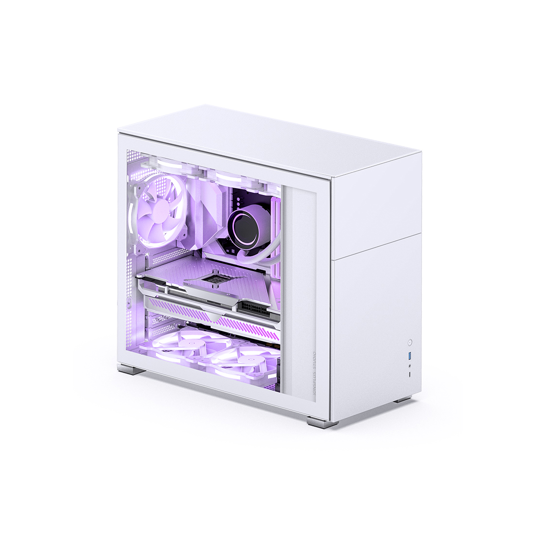 Купить Компьютерный корпус Jonsbo D41 STD SCREEN White без Б/П в Алматы