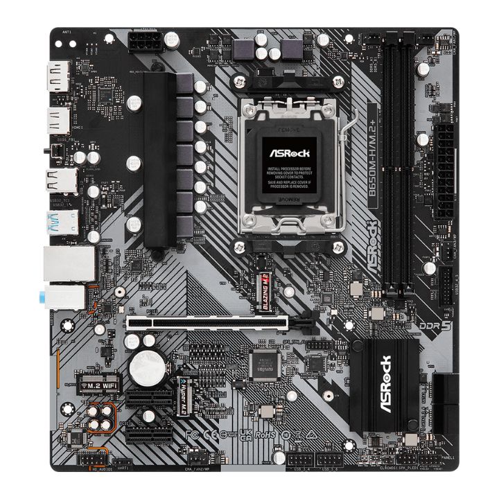 Купить Материнская плата ASRock B650M-H/M.2+ AM5 2xDDR5 в Алматы